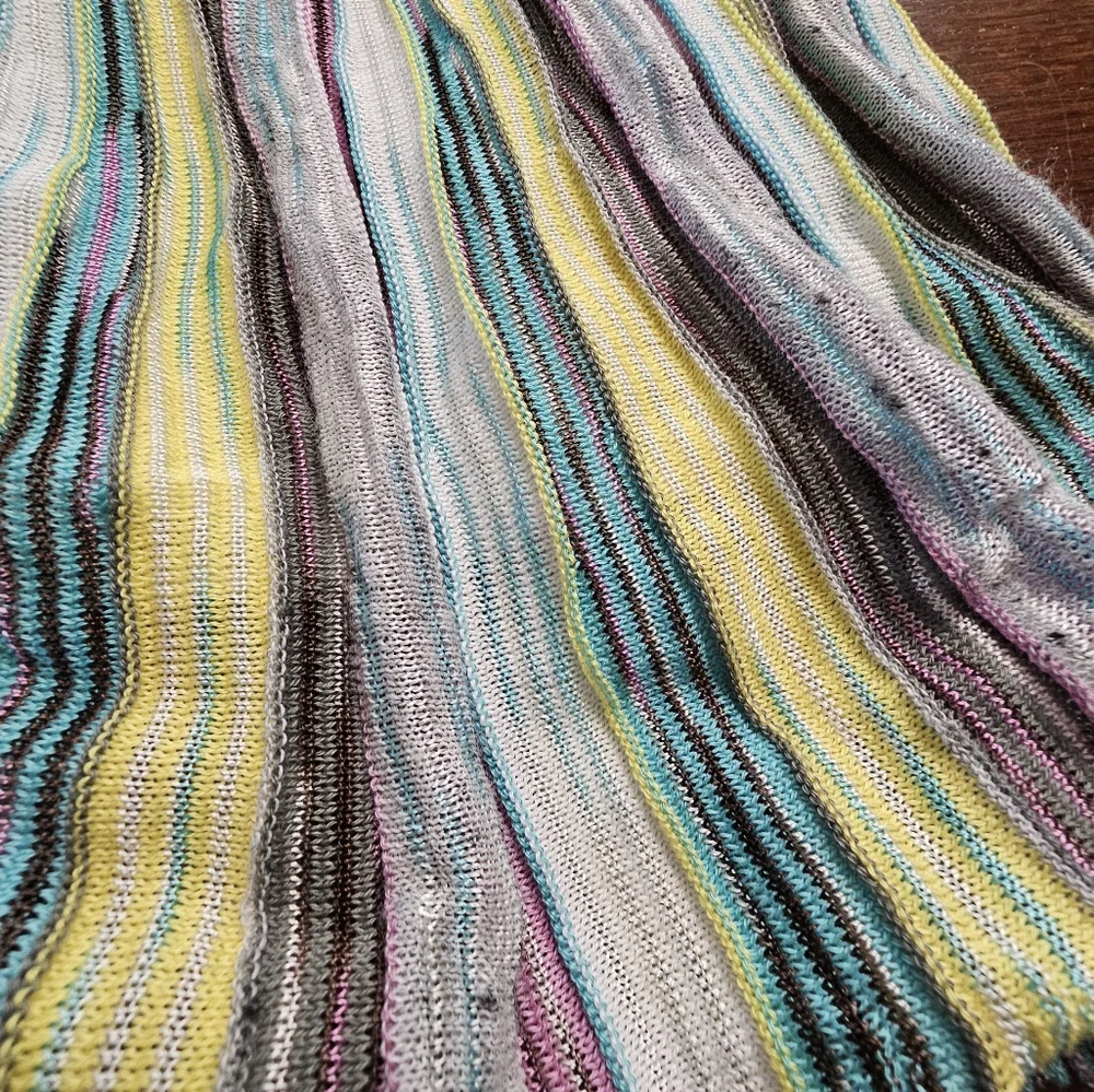 M By Missoni Y2K Sundress Multicolor Knit Size 4 - Picture 7 of 13